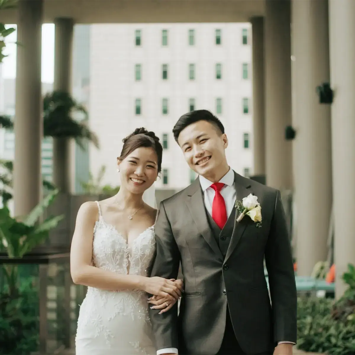 Bryan & Alice wedding film still