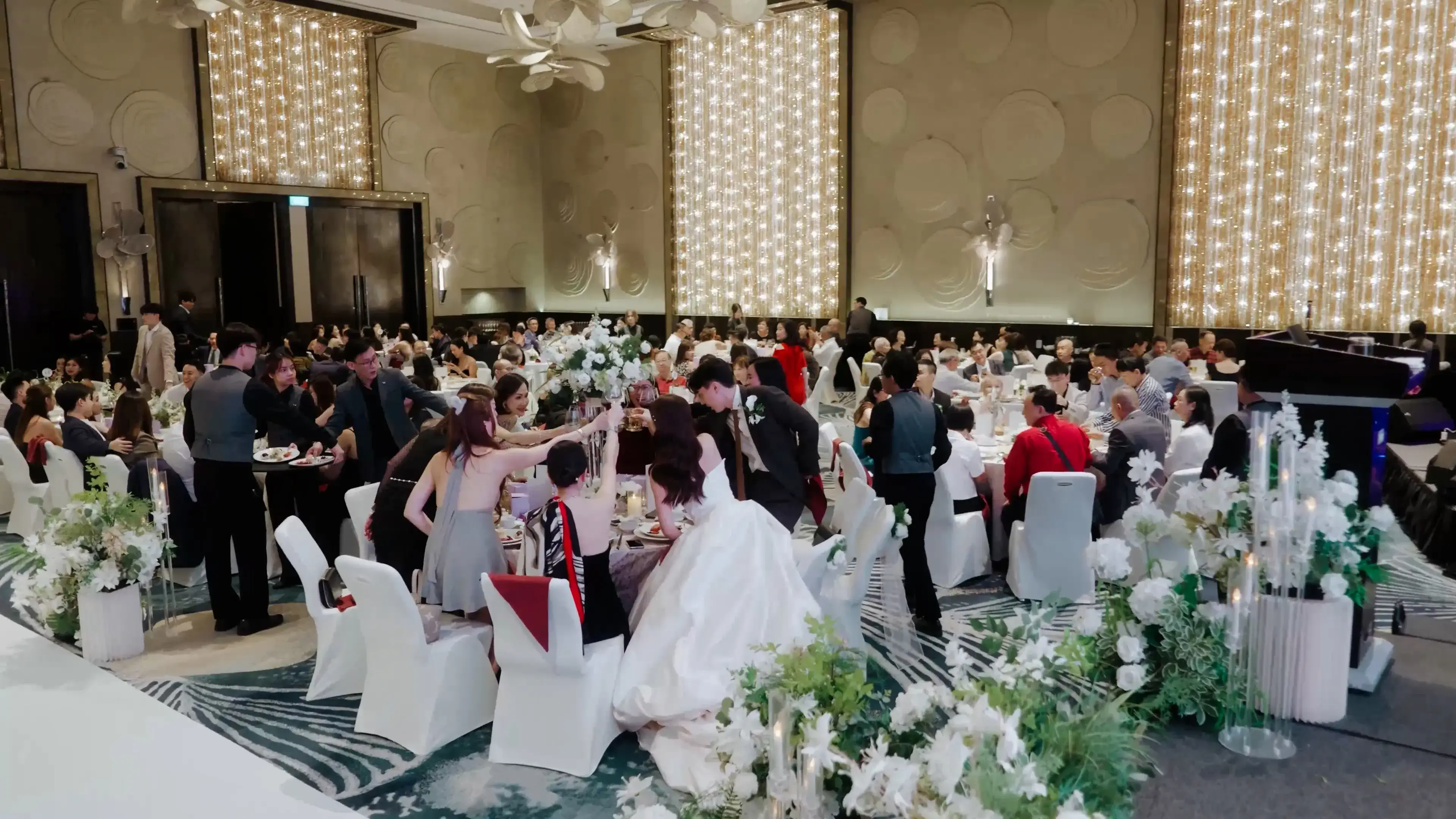 W Singapore - Sentosa Cove ballroom decor and atmosphere